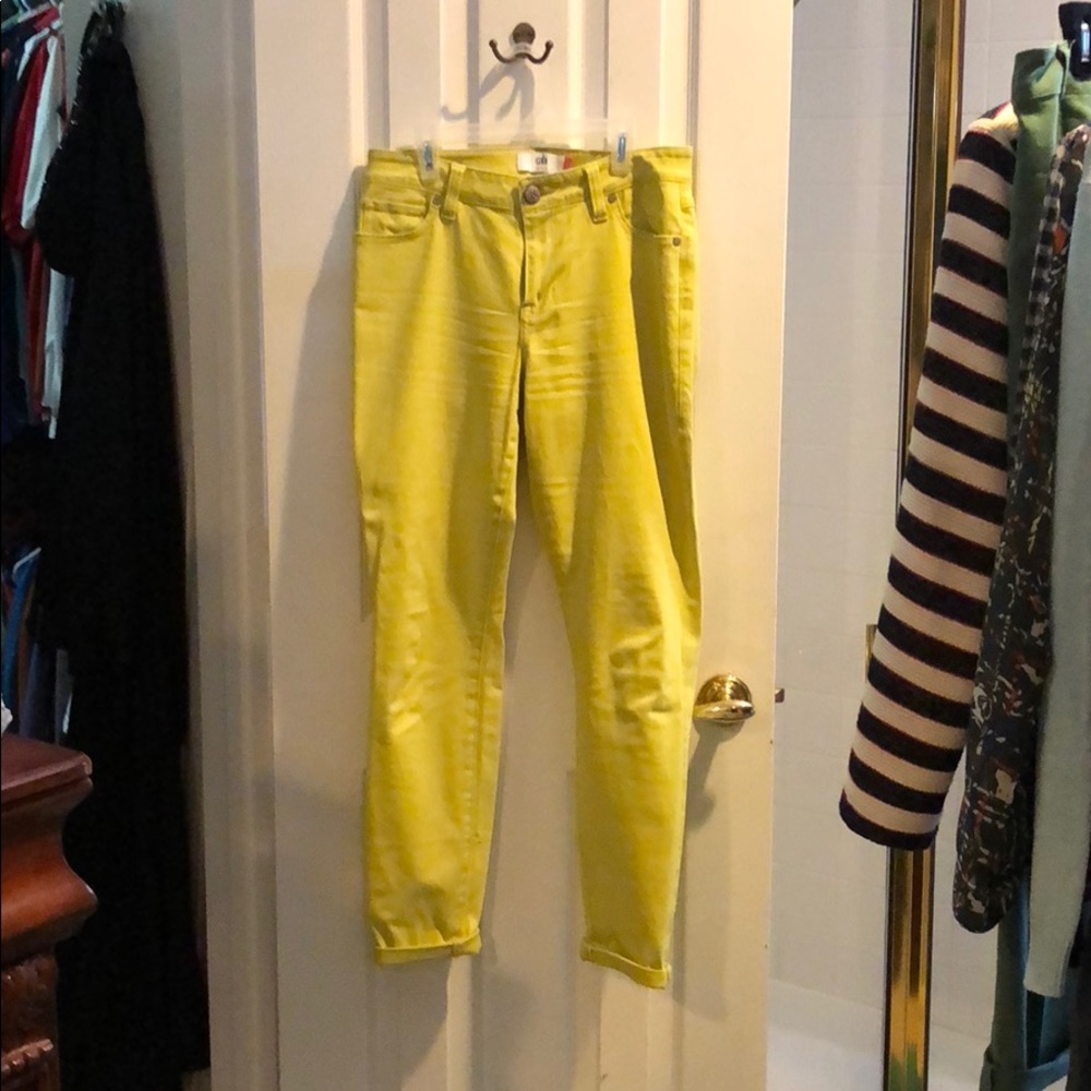 CABi citron curvy skinny